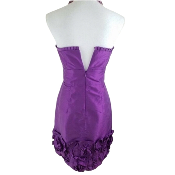 Max and Cleo~Women's Size 4~"Mulberry" Strapless Prom Party Dress NWT $148.00 - Picture 8 of 9